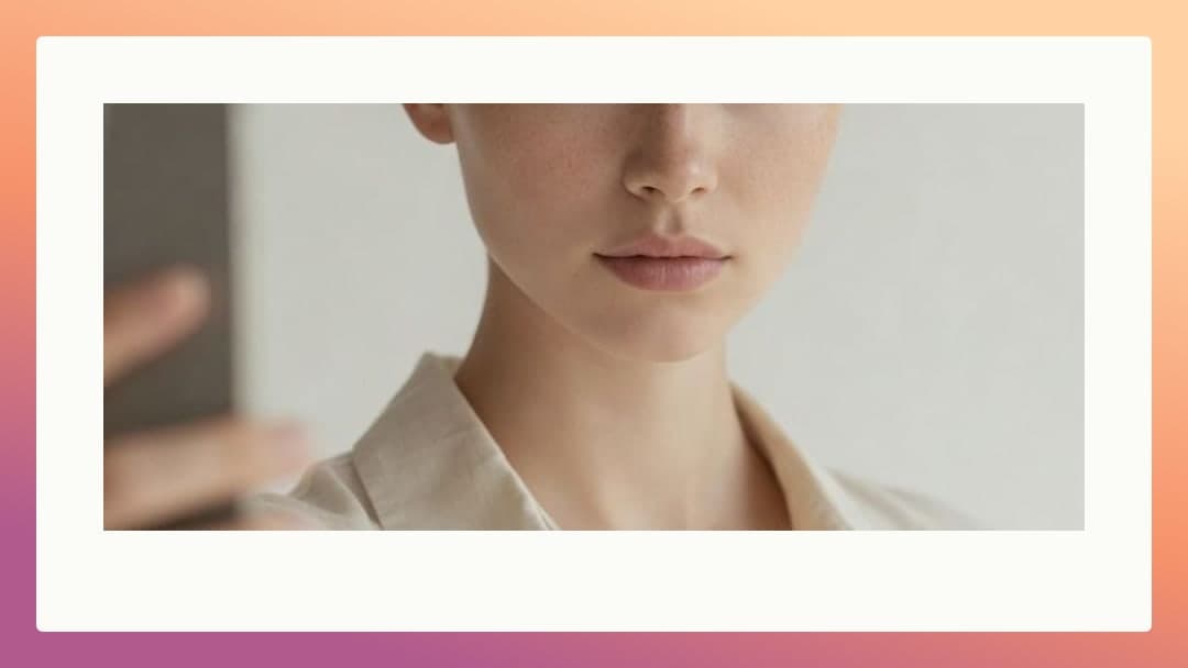 Beige collared shirt neck closeup