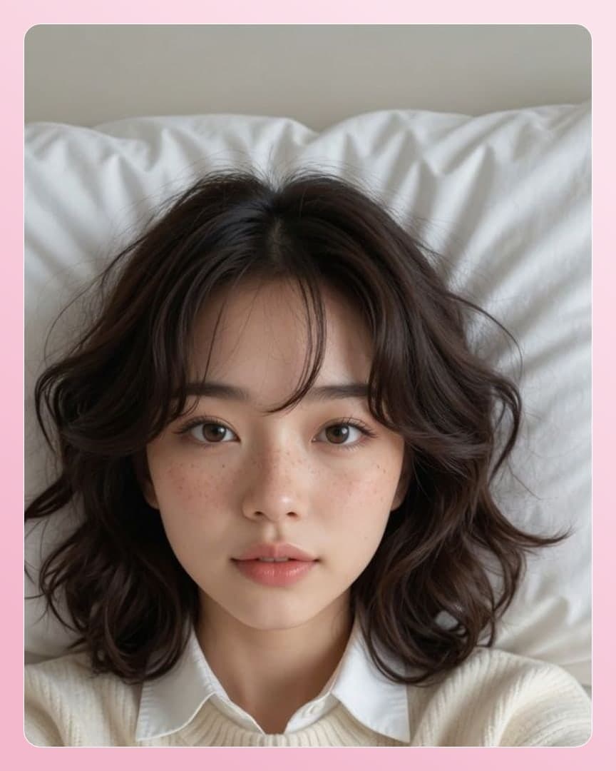 Young Asian in white sweater