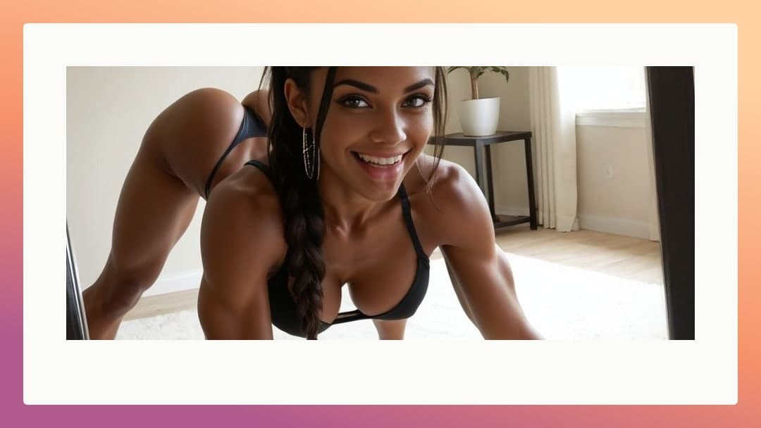 All fours micro bikini POV