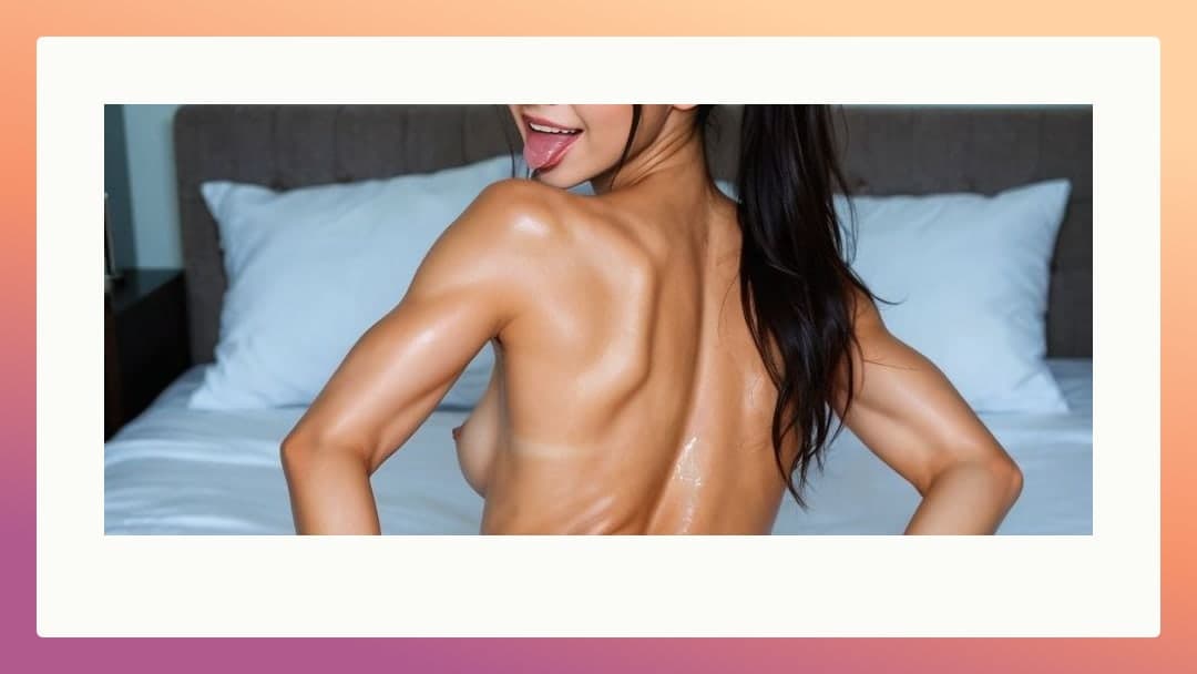 Long dark hair over shoulder tease