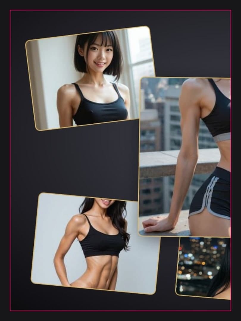 Balcony city view in sports bra