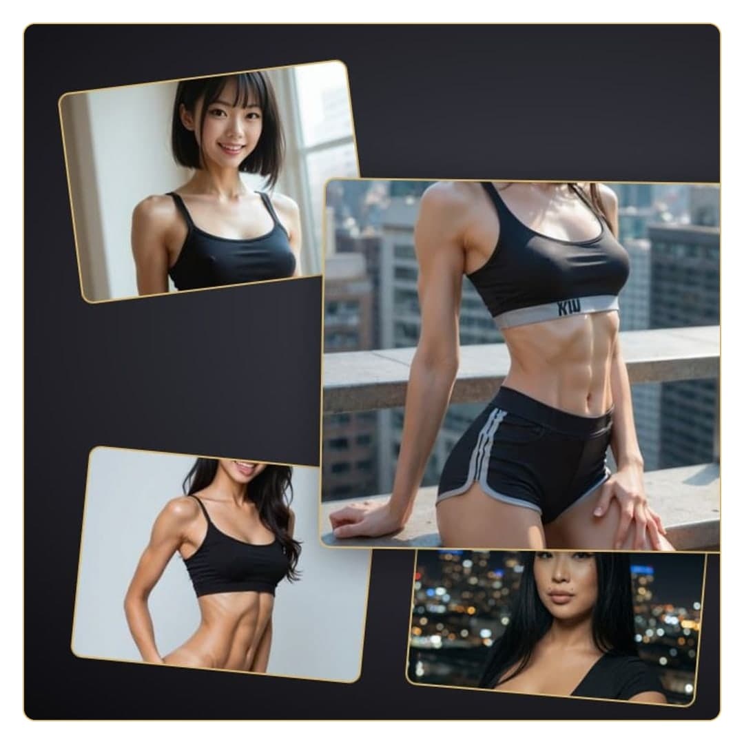 Balcony portrait in sports bra