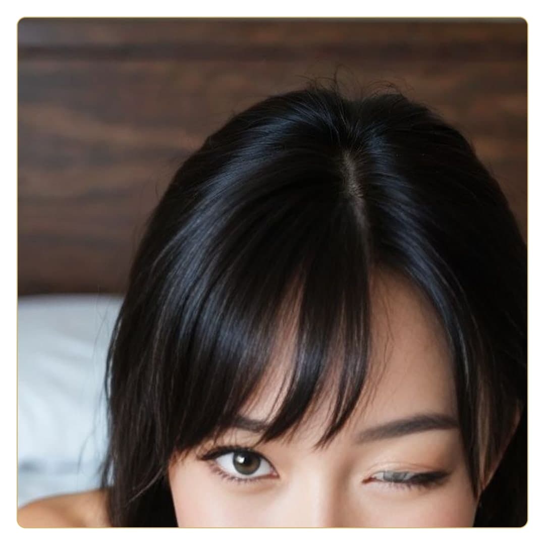 Young Asian beauty headshot