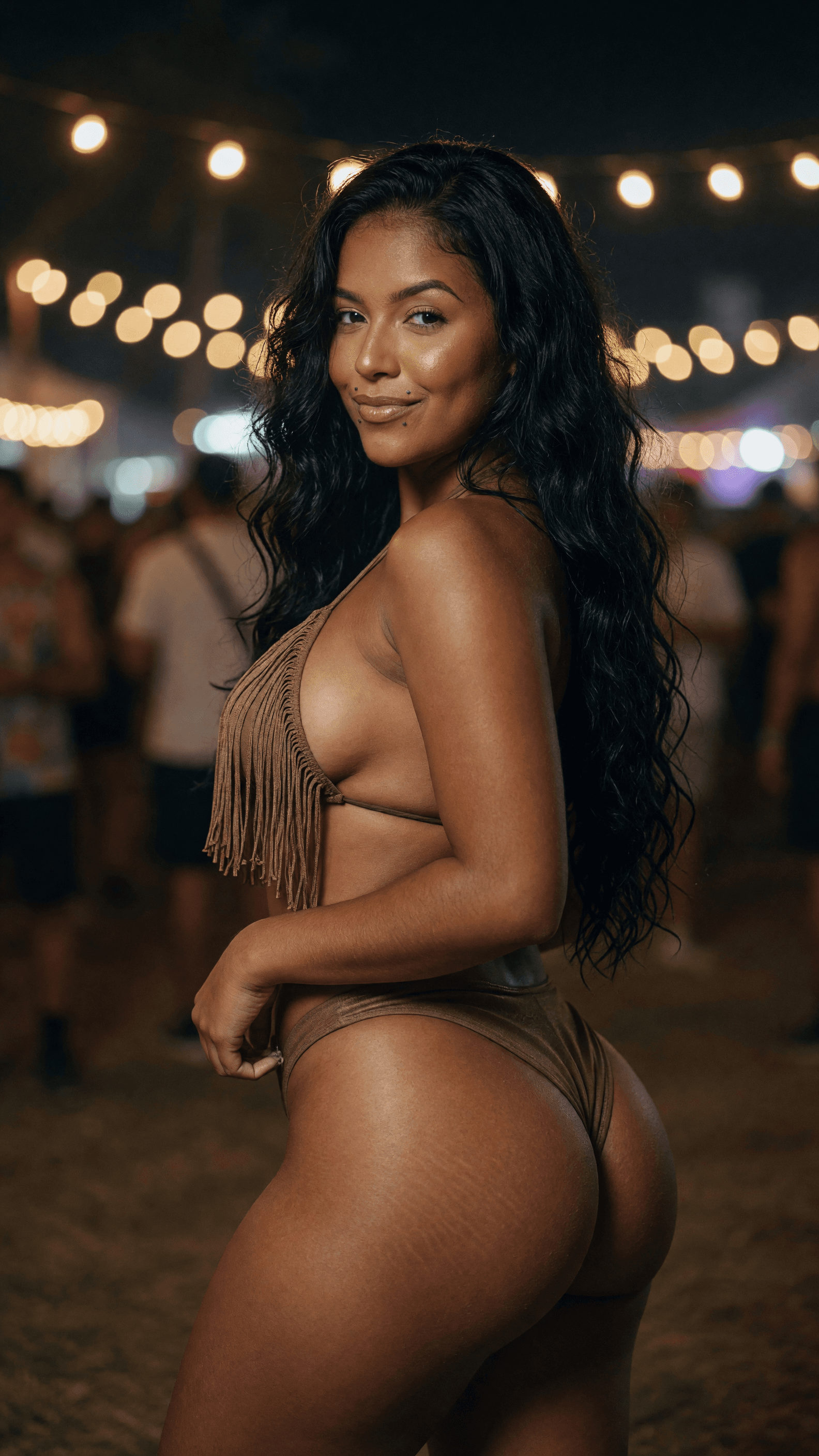 Young latina festival tease