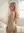 Young adult pink hair nude bedroom glance