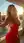 Wavy blonde balcony selfie