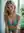 Slim athletic body in turquoise lace