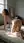 Redhead creampie on all fours