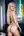 Nude blonde neon sofa glance