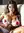 Curvy brunette lounge couch bikini pasties