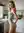 Blonde over-shoulder lace lingerie glance
