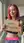Kitchen selfie holding sign
