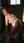 Redhead arched on laundry floor
