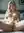 Young adult blonde fingers herself
