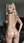 Blonde spreads from behind in living room
