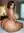 Curvy brunette nude over shoulder
