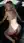 Young adult blonde nude car seat