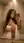 Steamy bathroom mirror selfie