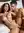 Missionary pounding on white sheets