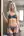 Blue satin lingerie mirror selfie