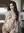 Young Japanese woman nude kitchen