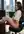Athletic curves riding at the desk