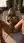 Blonde blue eyes nude terrace fingers