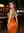 Curvy Latina in backless dress