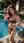 Young adult redhead poolside lingerie
