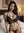 Young adult Indian dancer bedroom glance