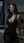 Slim body in tight black dress