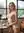 Early 20s pink lingerie cafe tease