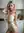 Pink hair white lace kitchen tease