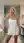 Platinum blonde towel curves bathroom