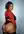 Curvy ebony ass in red crop top