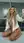 Young curvy blonde topless blazer office desk selfie