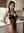 Sheer lace bodysuit kitchen pose