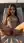 Brunette spreads wide on terrace