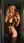 Nude blonde hallway mirror selfie