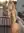 Nude blonde balcony sunset glance