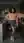 College age brunette kitchen pose
