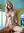 Pink hair nude cowgirl in living room