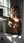 Topless blonde mirror selfie bathroom