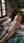 Blonde fingering herself from behind