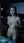 Brunette nude in empty theater