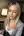 Platinum blonde office selfie after hours