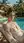 Brunette green eyes poolside lounge