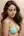 Wavy brunette wet in shower