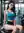 Curvy gym shorts on weight bench