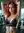 Redhead gym cleavage in sheer lace